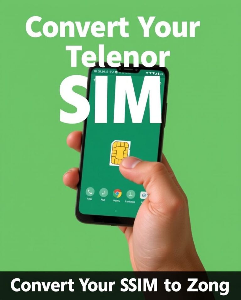 Step-by-Step Guide: Convert Your Telenor SIM to Zong Today